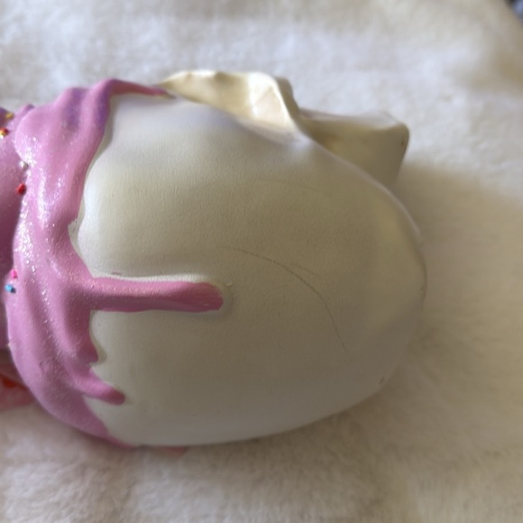 Summerween Skull Pink Melted Ice Cream Cone Decor - Picture 7 of 7